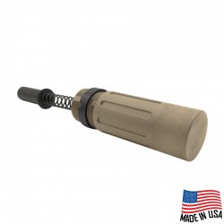 Complete Compact Buffer System Tube 3.5” Cerakote - FDE (MADE IN USA)